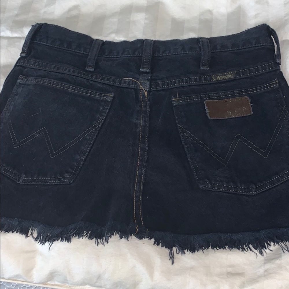 Black denim vintage skirt RARE